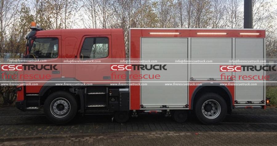 Seats 8 Crew Members In-Depth Overview of the Volvo FMX Fire Truck (3)