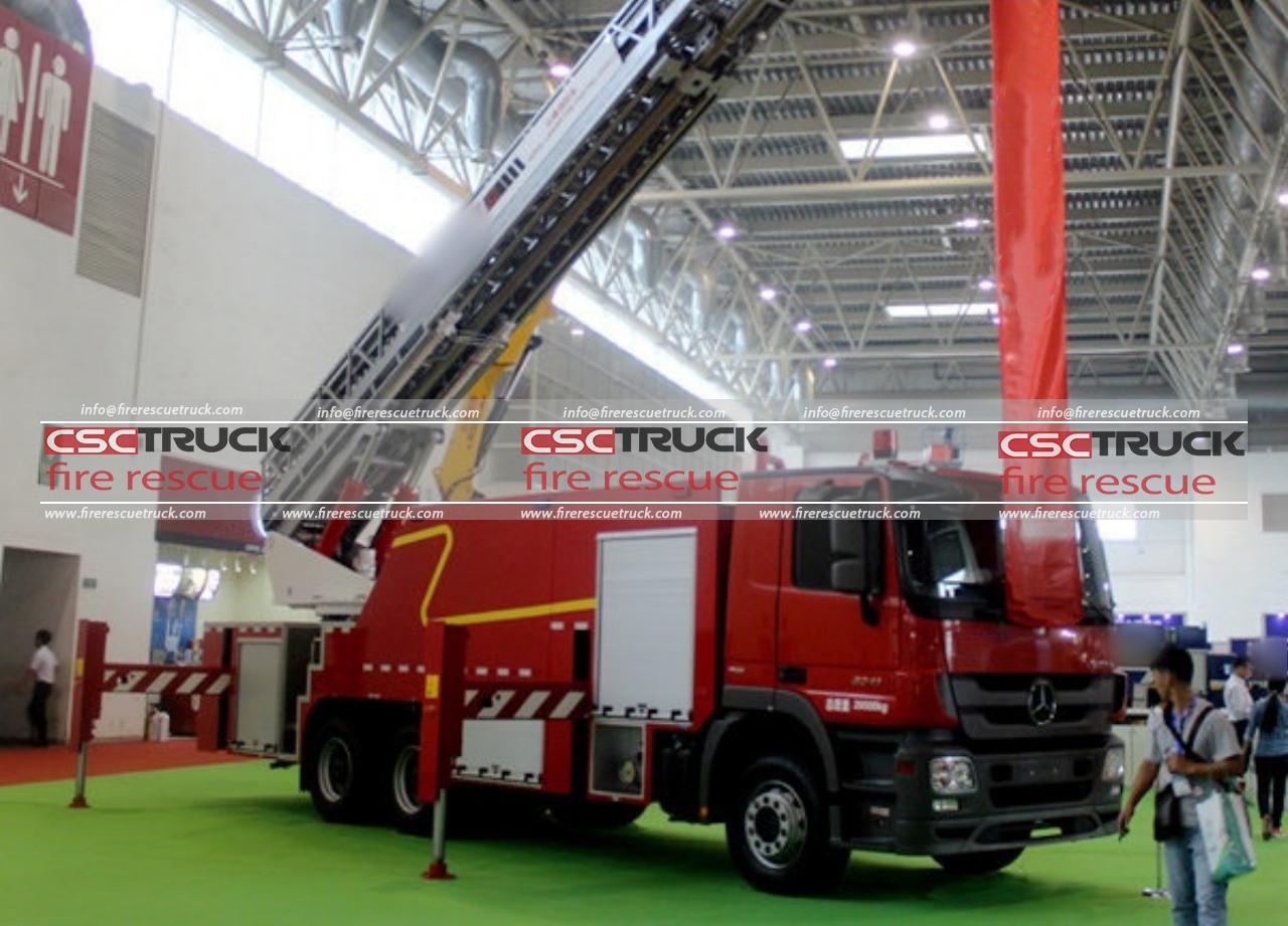 Aerial Ladder Fire Truck and Rescue Fire Truck — a Powerful Alliance!