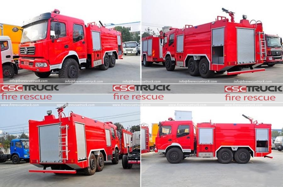Dongfeng 6x4 Water Tanker Fire Truck, Powerfully Dominant! (7)