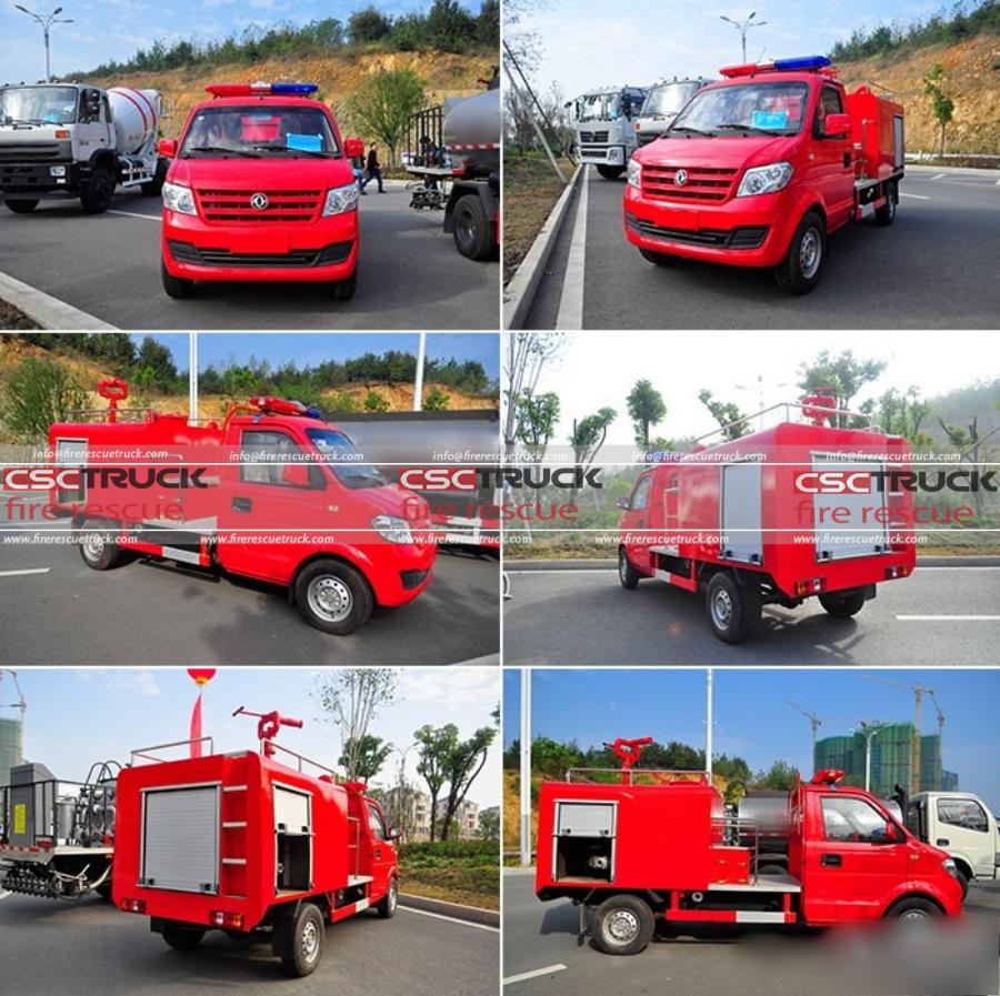 Dongfeng Single-Axle Small Water Tanker Fire Truck, the Alleyway Elf! (9)