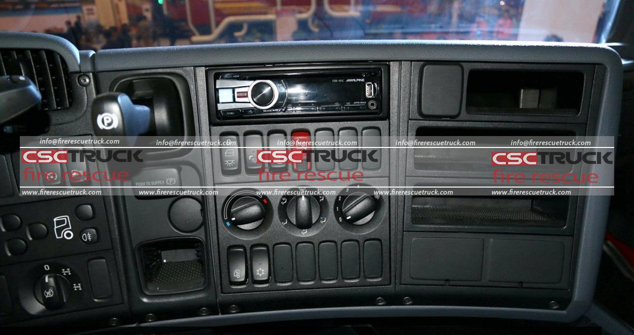 High-capacity Water Foam Fire Truck with Dedicated 8x4 Scania R620 V8 Chassis (11)
