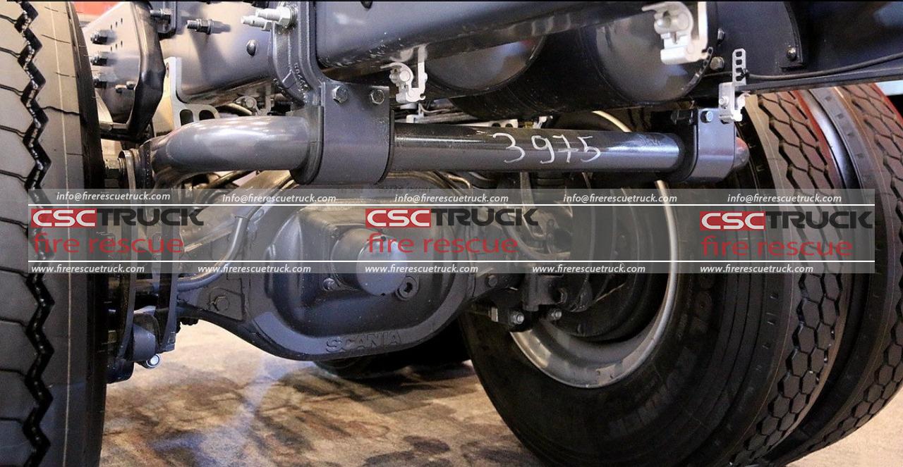 High-capacity Water Foam Fire Truck with Dedicated 8x4 Scania R620 V8 Chassis (18)