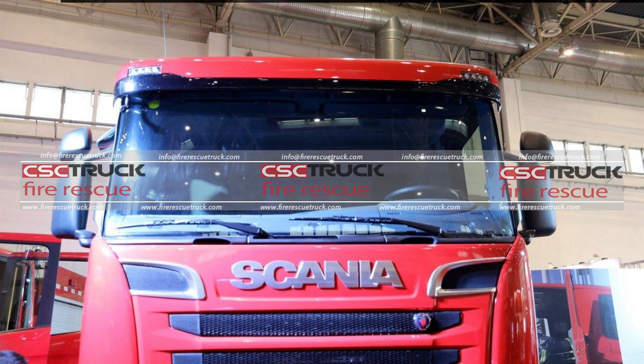High-capacity Water Foam Fire Truck with Dedicated 8x4 Scania R620 V8 Chassis (3)