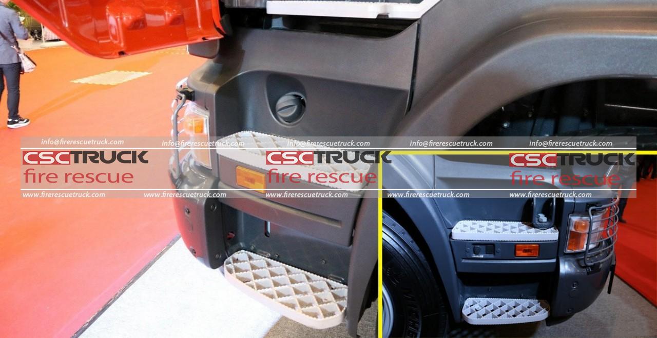 High-capacity Water Foam Fire Truck with Dedicated 8x4 Scania R620 V8 Chassis (7)