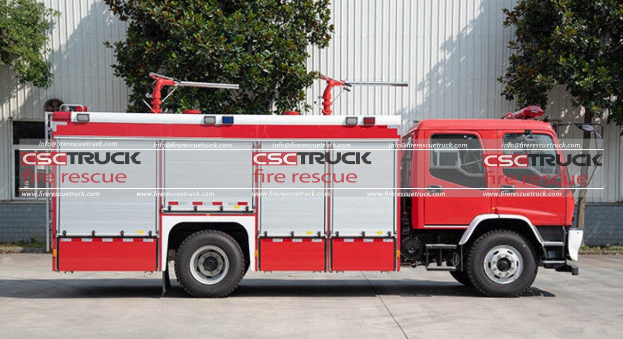 ISUZU FVR 4ton Dry Powder Tanker Fire Truck (3)
