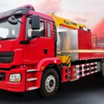 SHACMAN Emergency Boat Carrier 8t Crane Truck