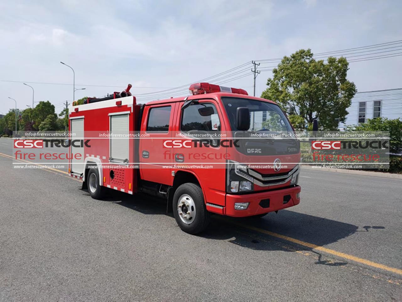 2 CBM Small Water Tanker Fire Truck (2)