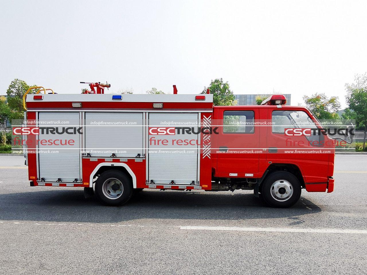 3CBM Small Water Tender Fire Truck (2)