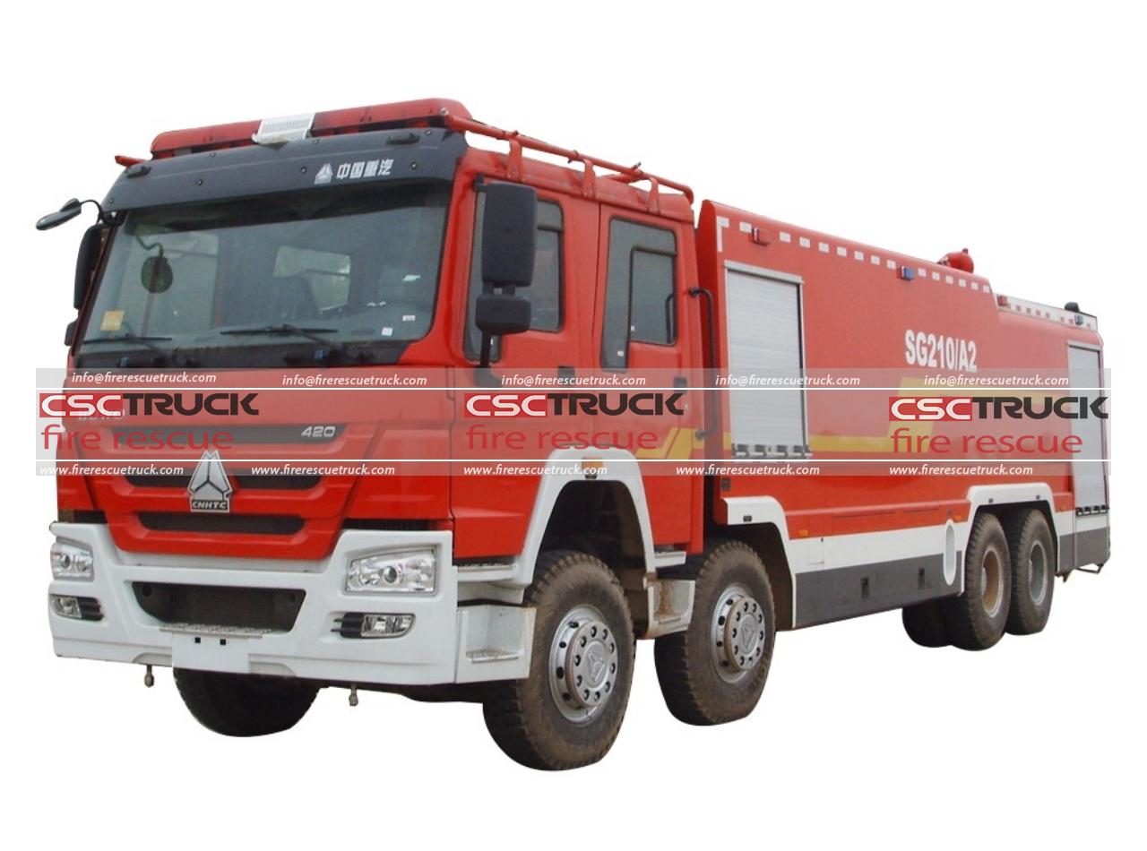HOWO 21ton Water Tanker Fire Truck