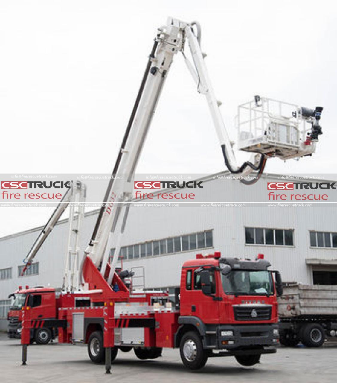 SITRAK 32M Aerial Platform Fire Truck (3)