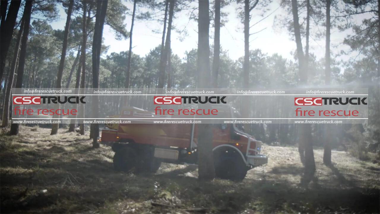 Unimog U5023 4X4 Forest Service Fire Truck​06