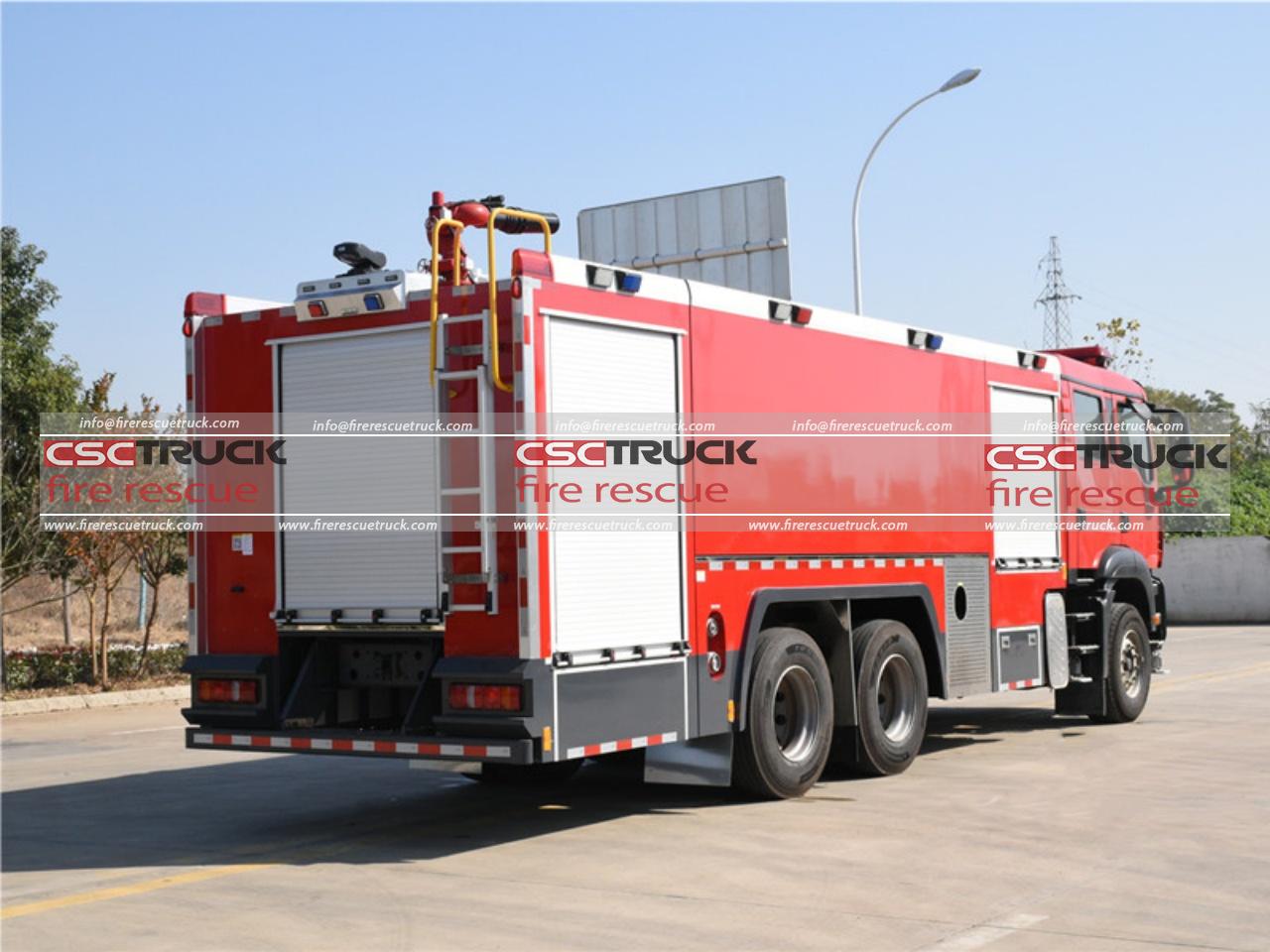 SITRAK 10 Wheelers 15ton Water Tender Fire Truck (4)