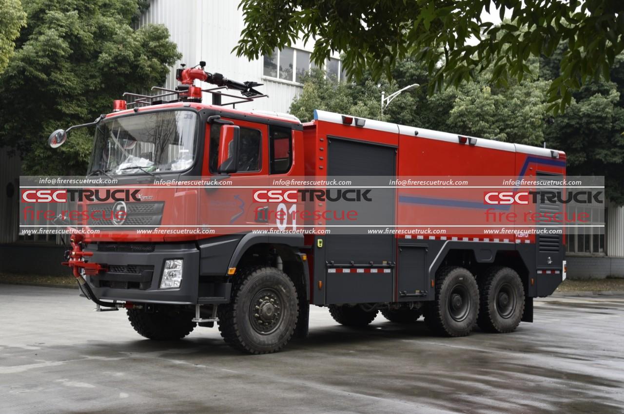 6x6 SHACMAN X3000 Airport Fire Truck